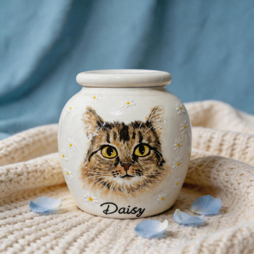Pet Portrait Urn sample