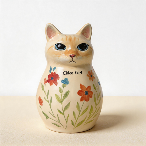 Cat Shaped Urn sample