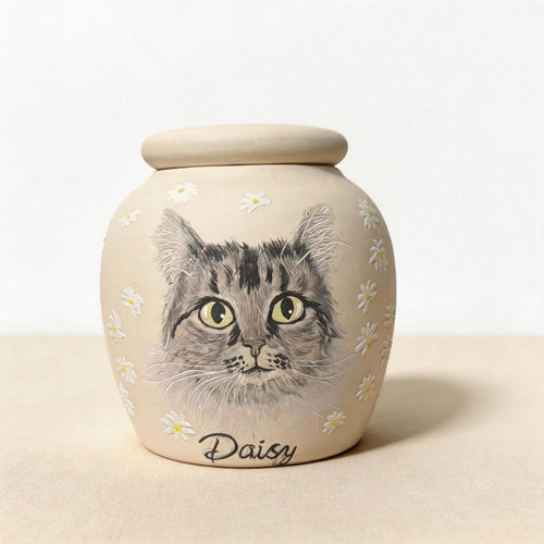 Pet Portrait Urn sample