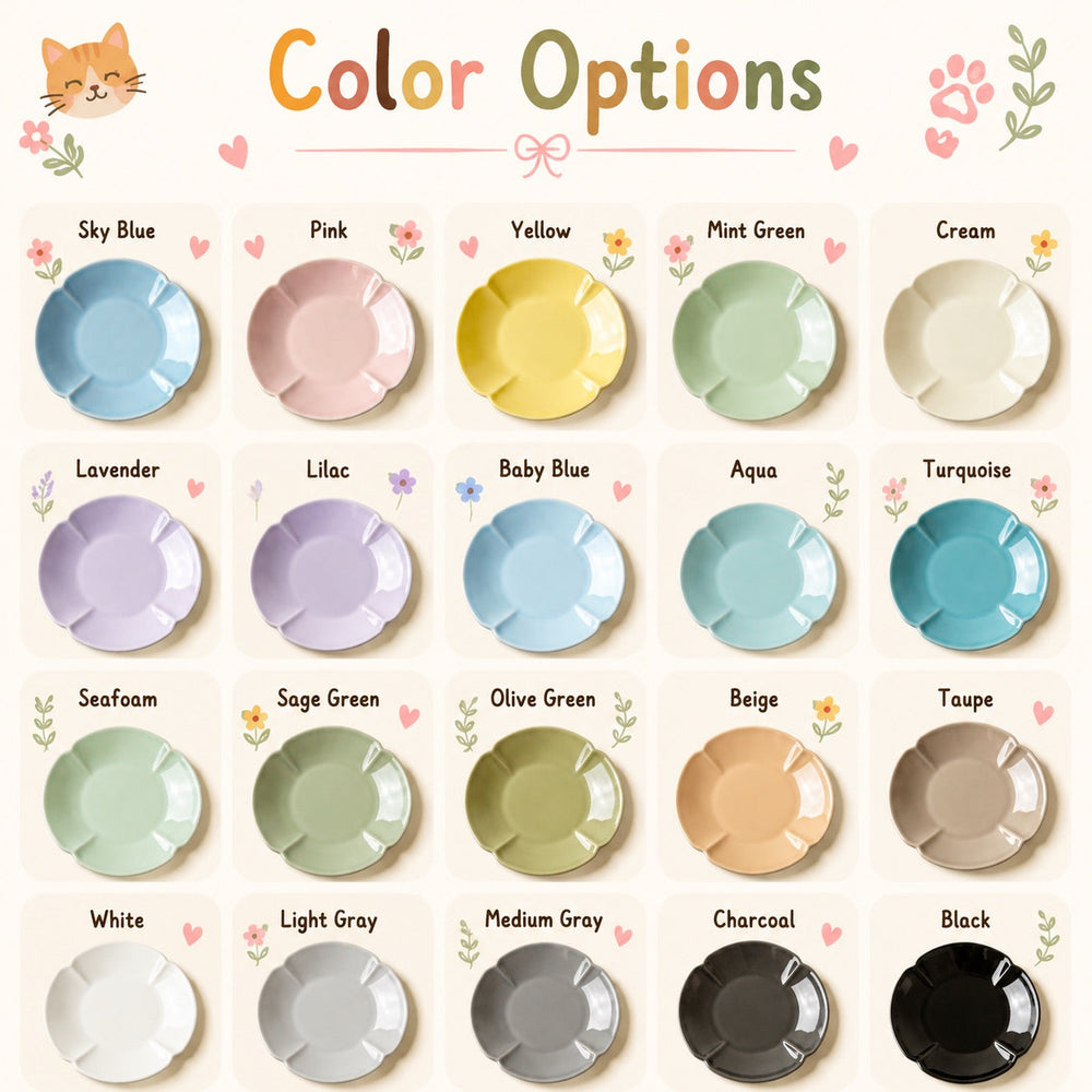 Pottery base colour options