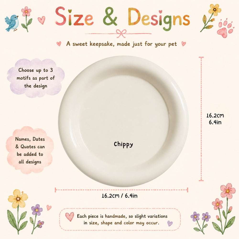 Butterfly dish size guide