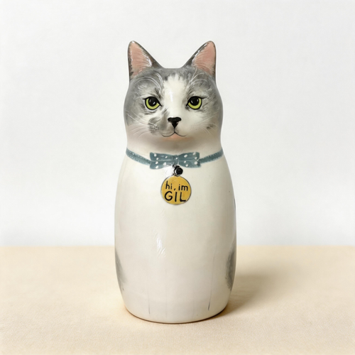 Cat Shaped Urn sample