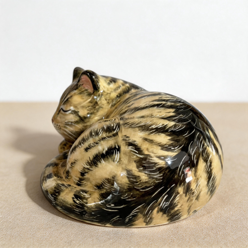 Sleeping Cat Urn sample