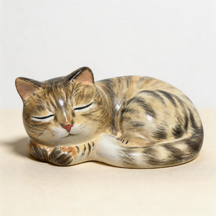 Sleeping Cat Urn