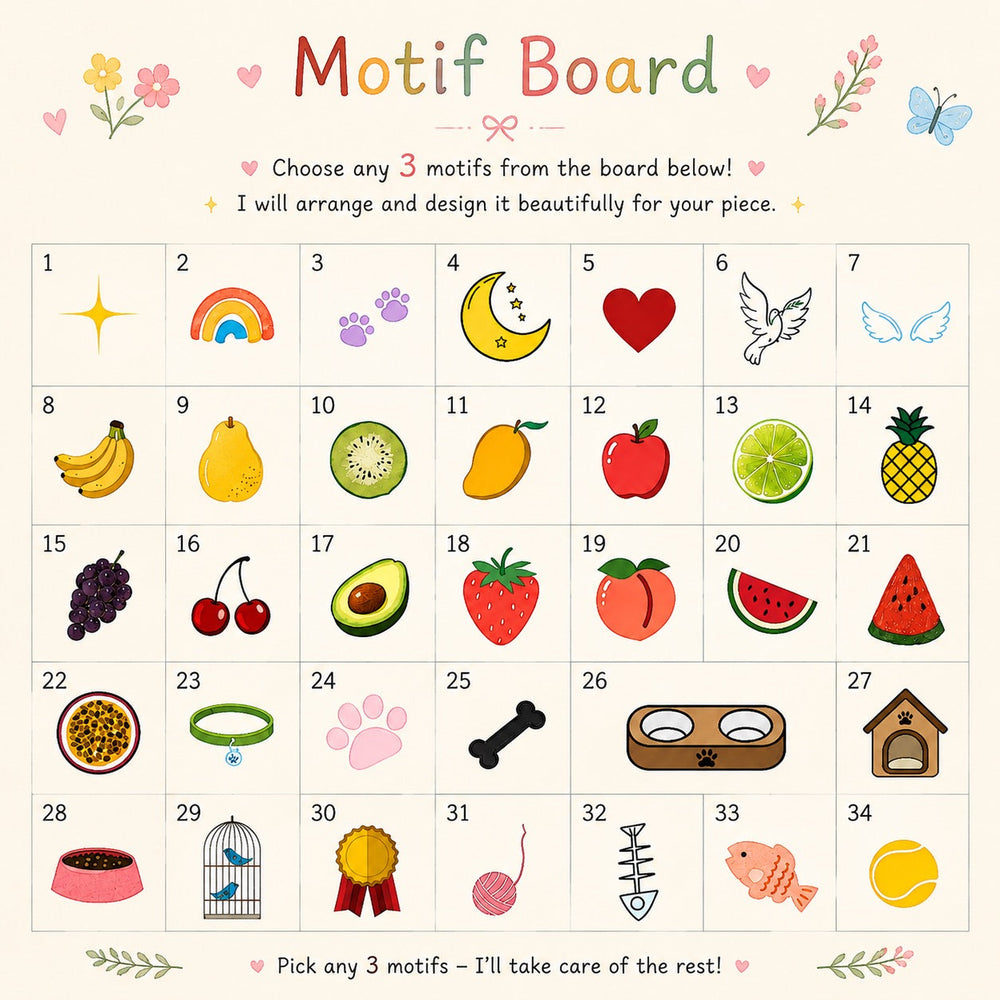 Fruit motif options